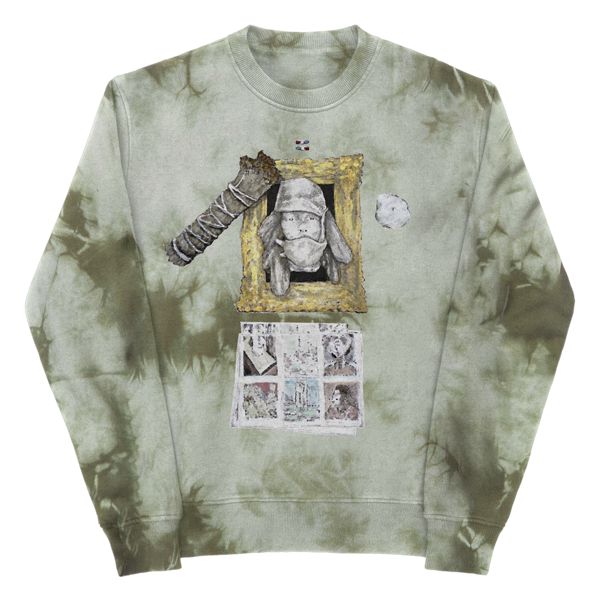 SICK Art Tie Dye Crewneck Earl Sweatshirt Official Store